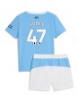 Manchester City Phil Foden #47 Hjemmedraktsett Barn 2025-26 Korte ermer (+ bukser)